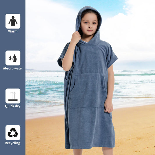 Kids Hooded Bath & Beach Towel