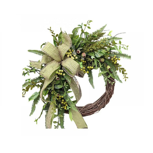Autumn Mung Bean Pod Wreath