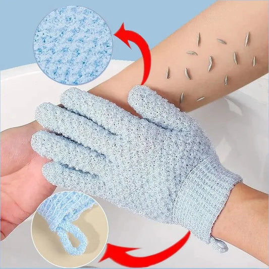 Five-Finger Bath Massage Gloves – Body Scrub & Exfoliation