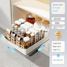 Pull-Out Kitchen Cabinet Organizer – Sliding Storage Rack with Smooth Glide Rails