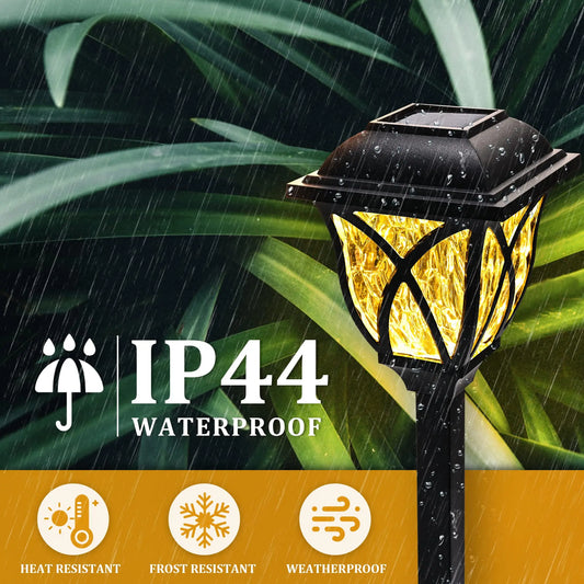 2PCS Solar LED Lawn & Garden Lights
