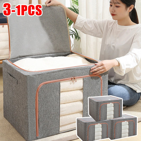 Stackable Foldable Clothes Storage Box