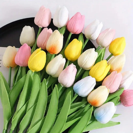10PCS Artificial Tulip Flowers