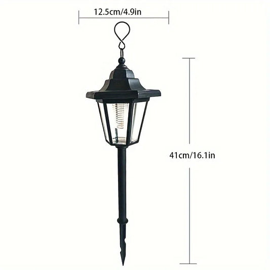 2-Pack Vintage Solar Hexagon Lights