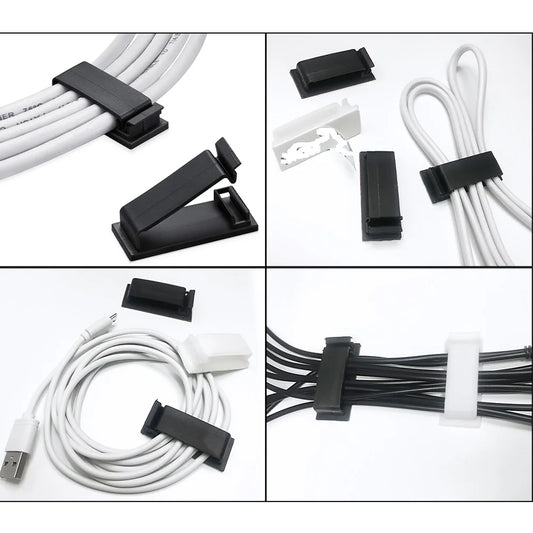 146PCS Silicone Cable Organizer Set