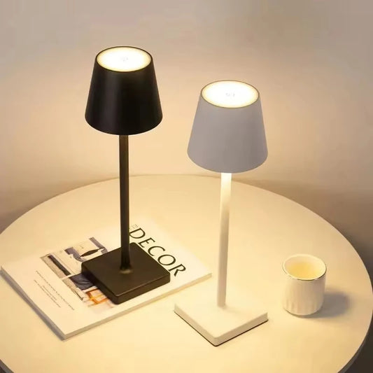 Rechargeable LED Table Lamp – Touch Dimmable Ambient Light