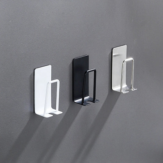 304 Stainless Steel Toothbrush & Cup Wall Hook