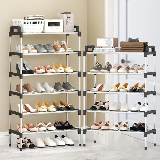 3–7 Layer Multi-Layer Shoe Rack – Dustproof, Space-Saving Household Shoe Cabinet