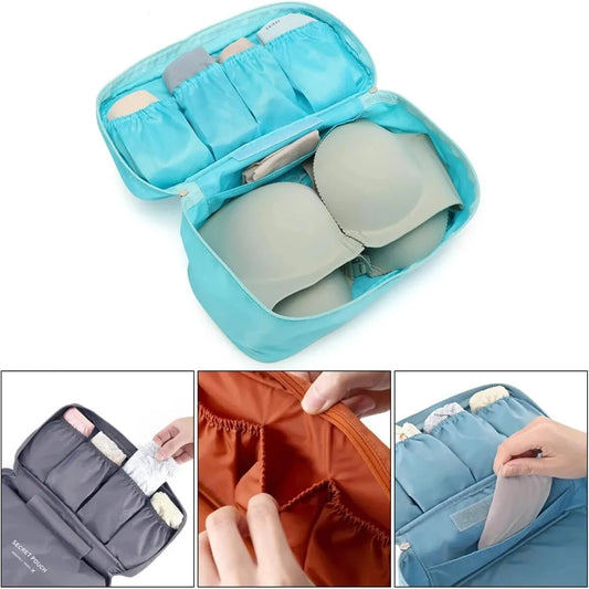Portable Travel Bra & Underwear Organizer Bag