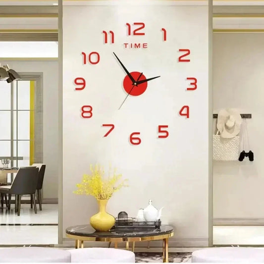 Digital DIY Wall Clock Stickers