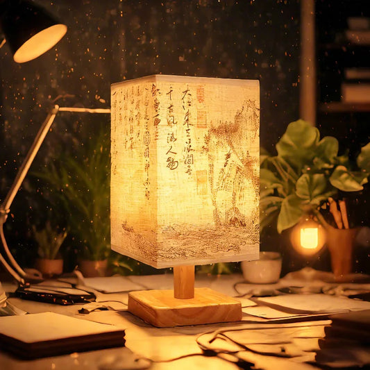 LED Fabric Table Lamp