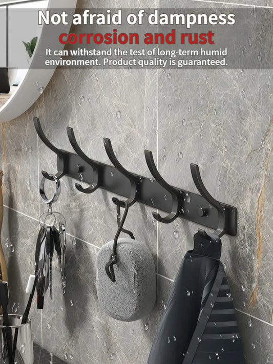 No-Drill Door Hook – Punch-Free Wall & Door Hanging Organizer