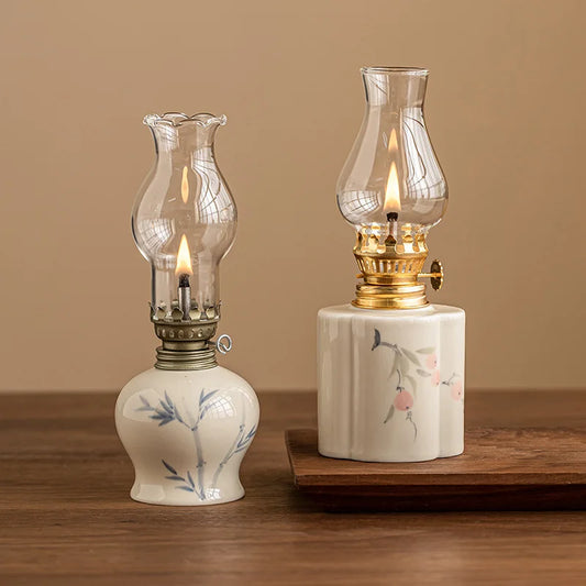 Retro Ceramic Oil Lantern