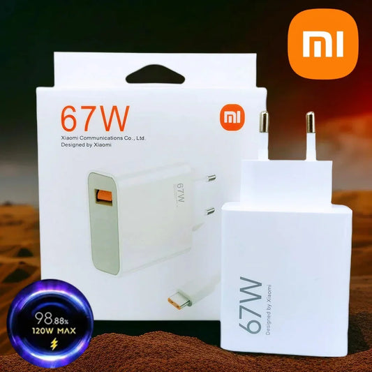 Xiaomi 67W Turbo Fast Charger with USB-C Cable