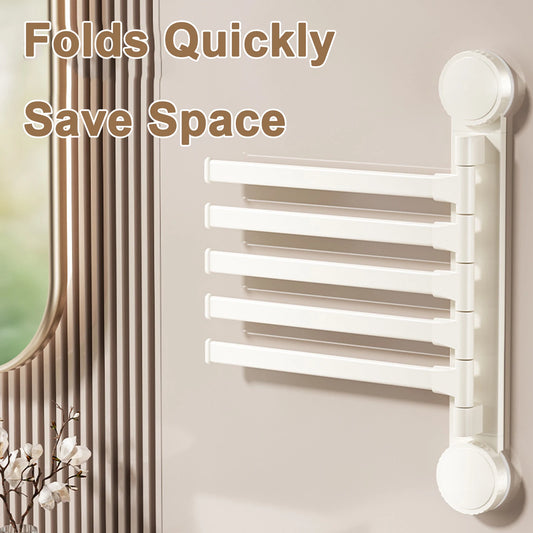 Rotatable Aluminum Towel Rack – 2/3/4/5 Bar Wall-Mounted