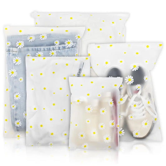 10-Pack Clear Travel Storage Bags