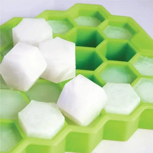 37-Cavity Silicone Ice Cube Tray with Lid – Reusable BPA-Free Popsicle & Ice Cream Mold