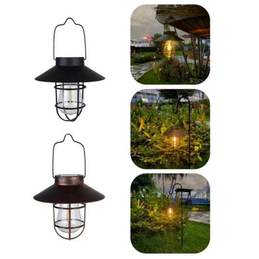 Solar Vintage Hanging Lantern