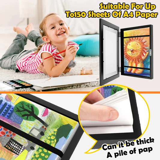 Wooden Kids Art Frame – A4 Display