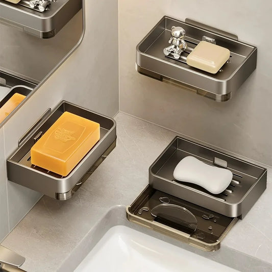Metal Wall-Mounted Soap Holder