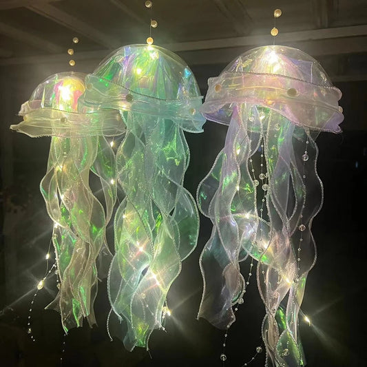 5PCS Jellyfish Hanging Night Lights