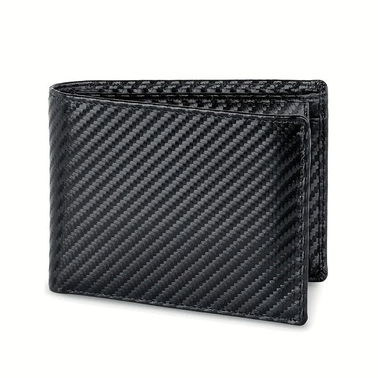 2025 Men’s RFID Carbon Fiber Wallet