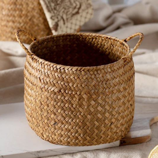 Japanese-Style Woven Storage Box