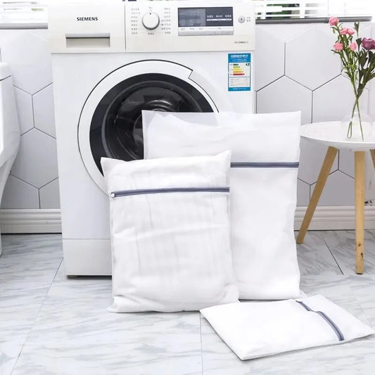 Zippered Mesh Laundry Bags Set – Protect & Organize Clothes