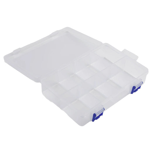 8-Grid Clear Storage Organizer Box