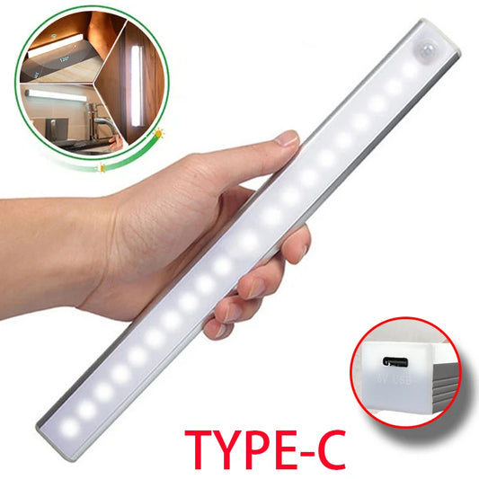 Type-C Rechargeable Motion Sensor LED Night Light