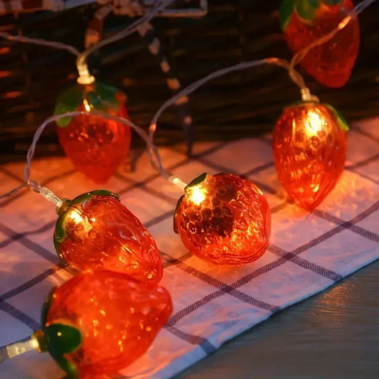 LED Strawberry Fairy String Lights