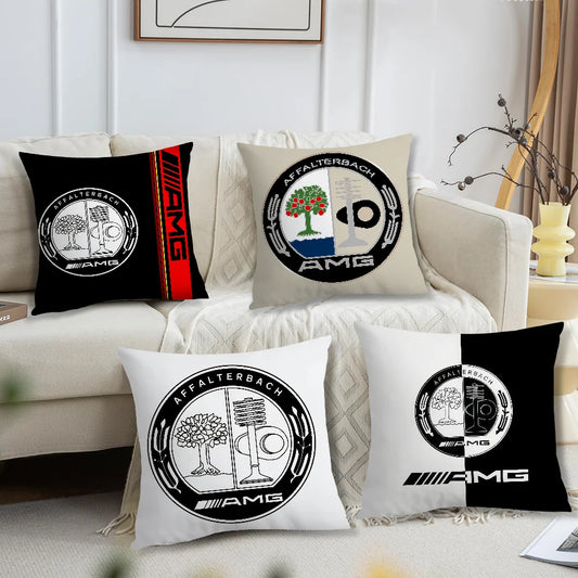Sport Car Logo Cushion Cover – Soft & Comfortable