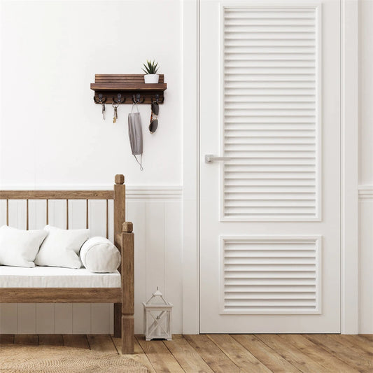 Wooden Key Holder for Entryway Decor