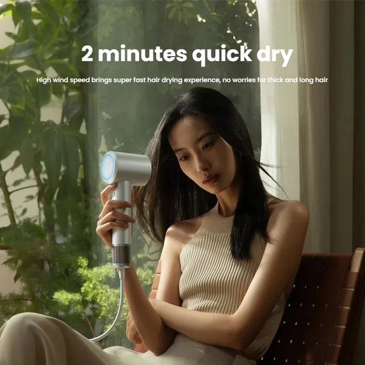 XIAOMI H501 High-Speed Hair Dryer – Negative Ion Hair Care, 220V with EU Adapter