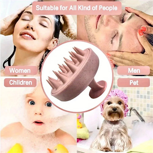 Silicone Shampoo & Scalp Massage Brush