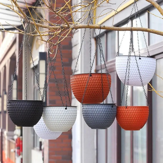 Self-Watering Woven Flower Pot