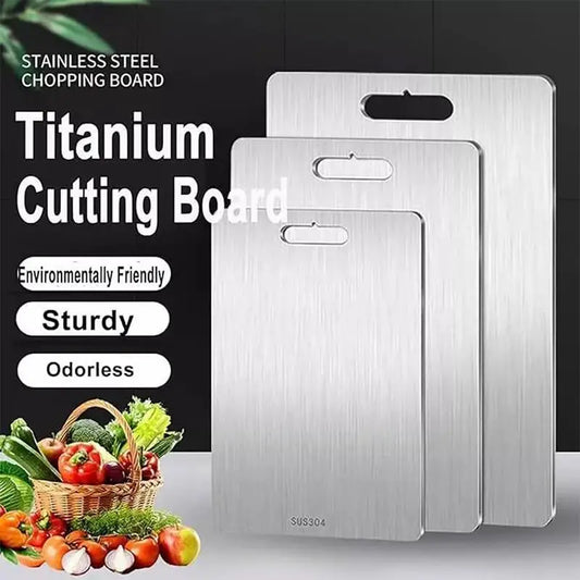 Double-Sided Titanium Kitchen Cutting Board