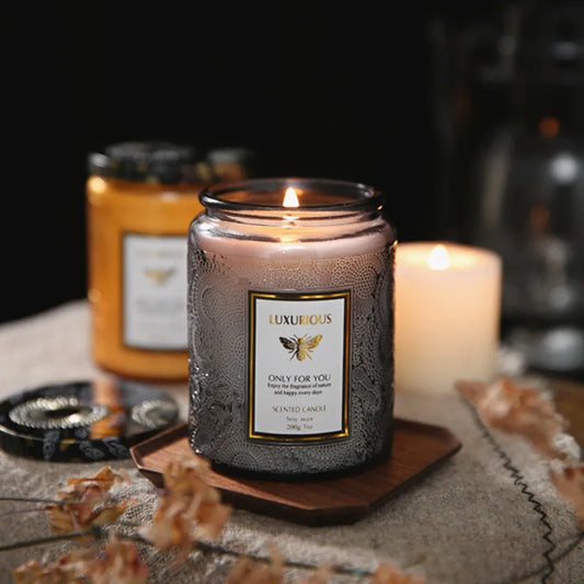 7oz Natural Soy Scented Candle – Serenity Aromatic Candle for Home & Gift