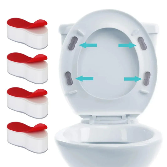 4PCS Toilet Seat Bumpers for Bidet – Strong Adhesive Buffers